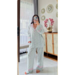 GENTLESLEEP One Set PP Green Flower