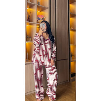 GENTLESLEEP One Set PP Maroon ribbon