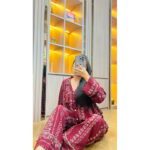 GENTLESLEEP One Set PP Maroon Flower V2