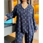 GENTLESLEEP One Set PP Navy Ribbon