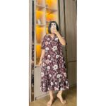 GENTLESLEEP One Set Daster Burgundy Flower