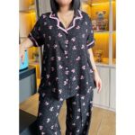 GENTLESLEEP One Set CP Black Pink Ribbon