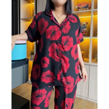 GENTLESLEEP One Set CP Kiss Maroon