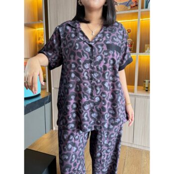 GENTLESLEEP One Set CP Leopard Violet